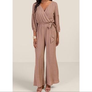 NWT Faux Wrap Jumpsuit